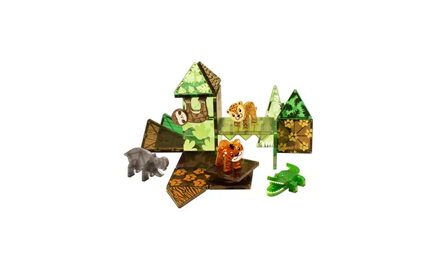 Magna Tiles Jungle Dyr 25 Dele