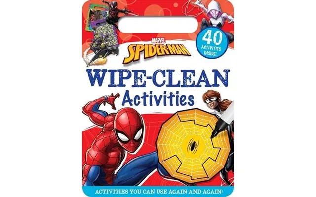 Marvel Spiderman Wipe-clean Aktivitetsbo