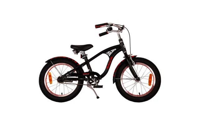 Miracle Cruiser Mat Sort Cykel 16 Tommer