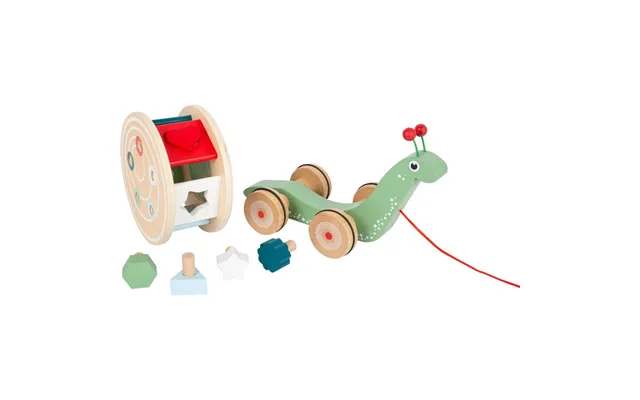 Pull-along Snegl M Puttekasse