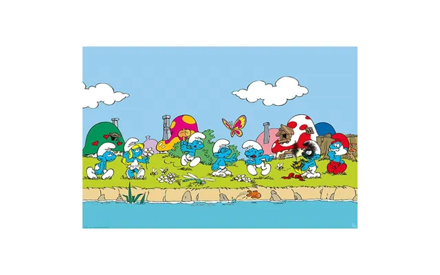 Smølfe Plakat 91,5x61cm