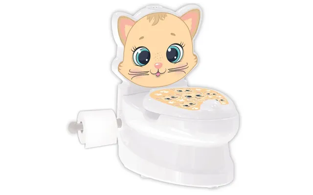 Toilet Træner Med Lys Og Lyd - Kat