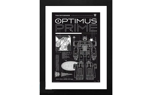Transformers Indrammet Plakat 30x40 Cm