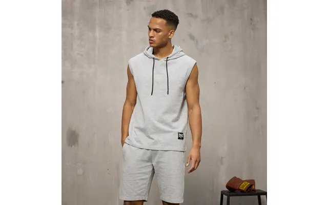 Everlast Mens Bronx Sleveless Sweat Hoddie - Grey