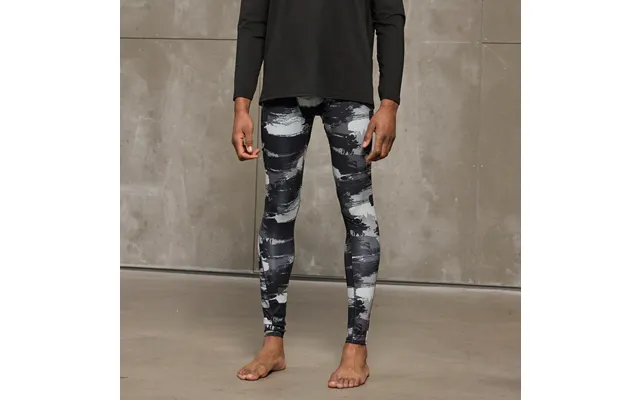 Everlast Mens Mma Aop Combat Stretch Tights Long Everdri - Black