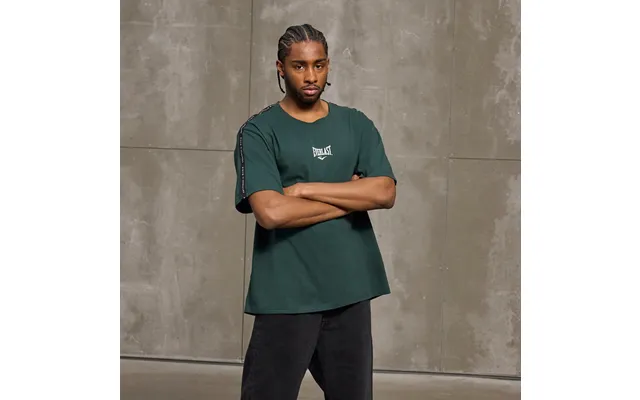 Everlast Mens Ss Oversized Heavyweight Greatness Is Within Tee - Green