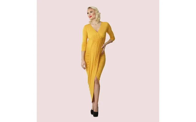Sunset Bloom Vente- Og Ammekjole, Mangogul - Xs