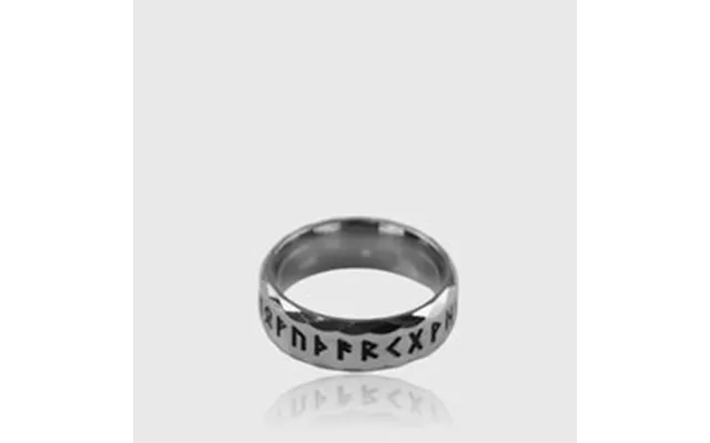 Runes Ring Sølvfarvet