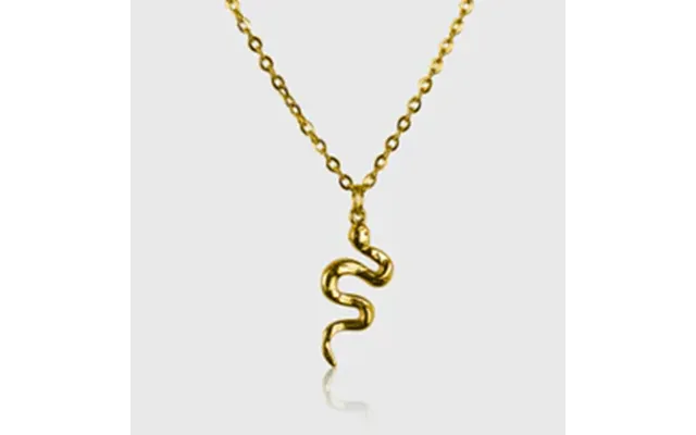 Snake Halskæde - 18k Guldbelagt