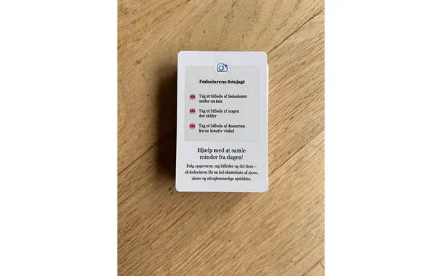 Fotoopgave Kort - Fødselaren