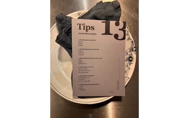 Tip En 13er Om Konfirmanden - Dreng