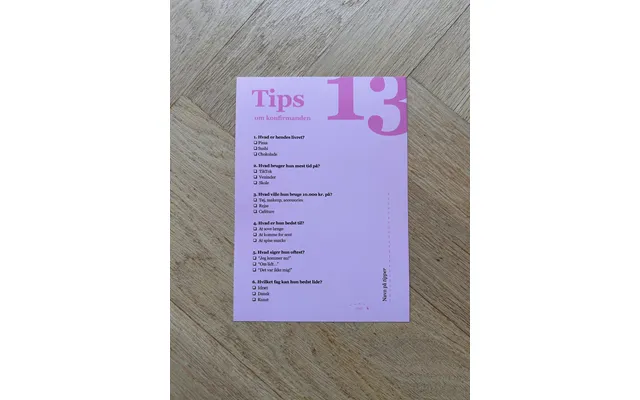Tip En 13er Om Konfirmanden - Pige