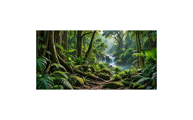 Akrylkasse Til Lego 77985 Dinosaur Fossils Triceratops - Printet Baggrund