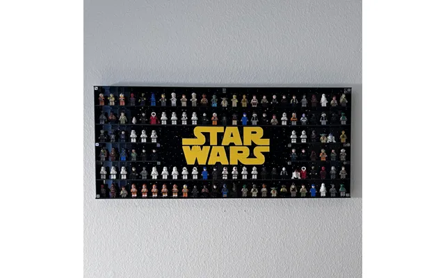 Akrylkasse Til Lego Brick-built Star Wars Logo 75407 & 124 Minifigures