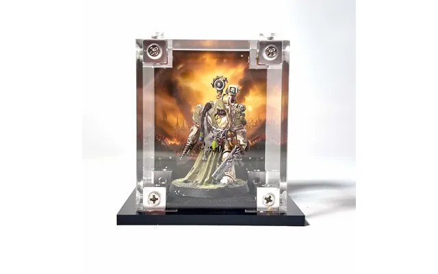 Akrylkasser Til Udstilling Af Wargaming-miniaturer - Stor Klar Baggrund