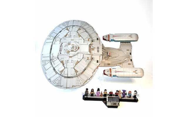 Display Stander Til Lego Sæt 10356 - Star Trek U.s.s. Enterprise Ncc-1701-d