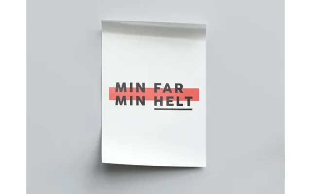 Fars Dag Plakat - Min Helt