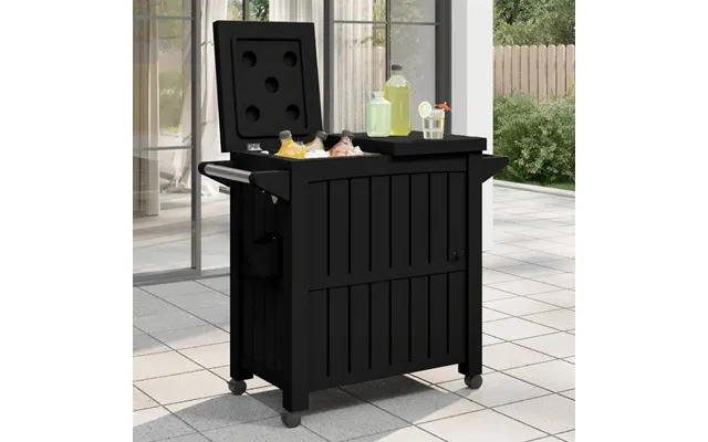 3-i-1 Serveringsvogn Polypropylen Sort