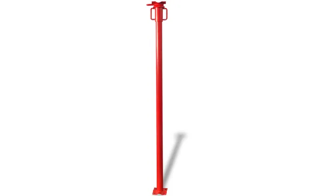 Acrow Prop Rød 280 X 12 X 12 Cm Stål Med Malet Finish