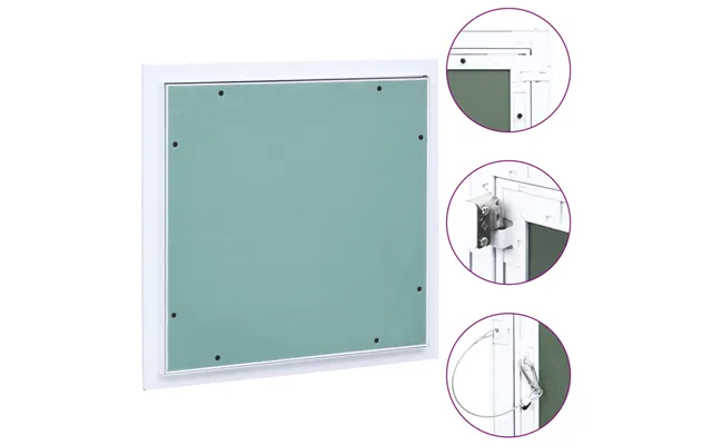Adgangspanel Med Aluminiumsramme Og Gipsplade 300x300 Mm