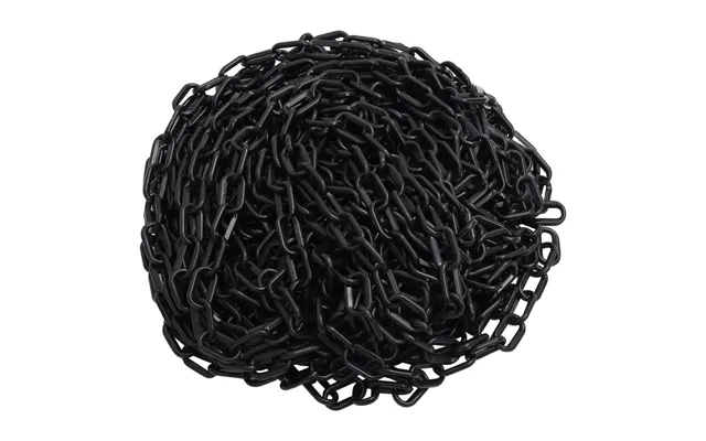 Advarselskæde 30 M Ø8 Mm Plastik Sort