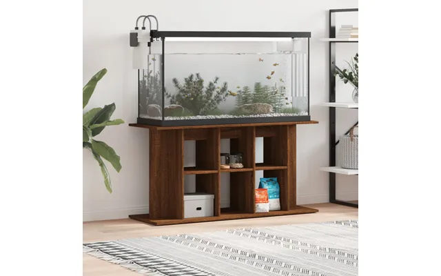 Akvariebord 120x40x60 Cm Konstrueret Træ Brun Egetræsfarve