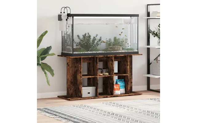Akvariebord 120x40x60 Cm Konstrueret Træ Røget Egetræsfarve