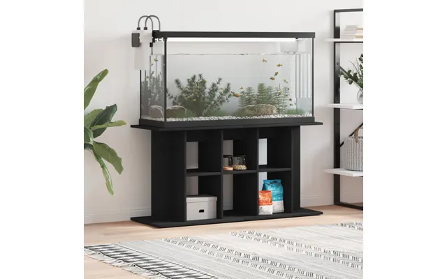 Akvariebord 120x40x60 Cm Konstrueret Træ Sort