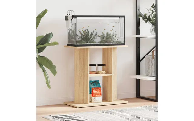 Akvariebord 60x30x60 Cm Konstrueret Træ Sonoma-eg