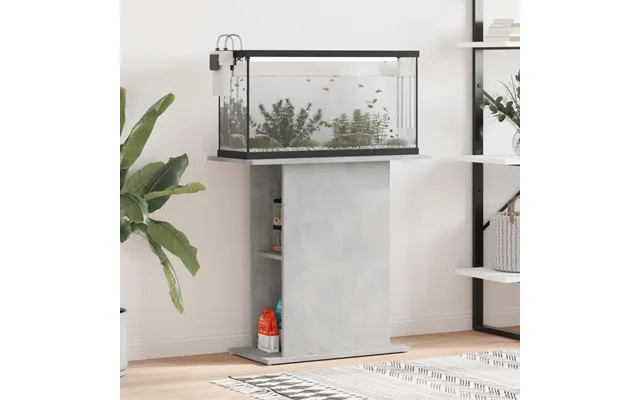 Akvariebord 75x36x72,5 Cm Konstrueret Træ Betongrå