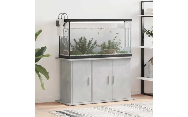 Akvariestativ Betongrå 101x41x58 Cm Konstrueret Træ
