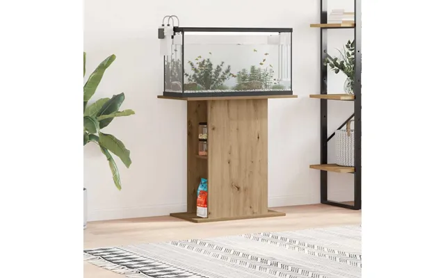 Akvariestativ Håndlavet Eg 36x75x72,5 Cm Konstrueret Træ