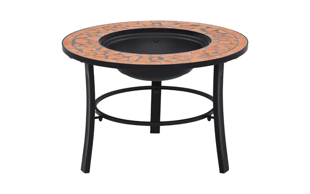 Bålfad Mosaik 68 Cm Keramik Terracottafarvet