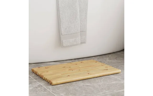 Bademåtter 2 Stk. 50x35 Cm Bambus