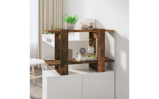 Bogreol Rumdeler 80x30x51 Cm Røget Egetræsfarve