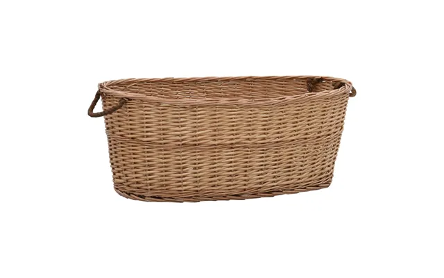 Brændekurv Med Håndtag 88 X 57 X 34 Cm Naturpil