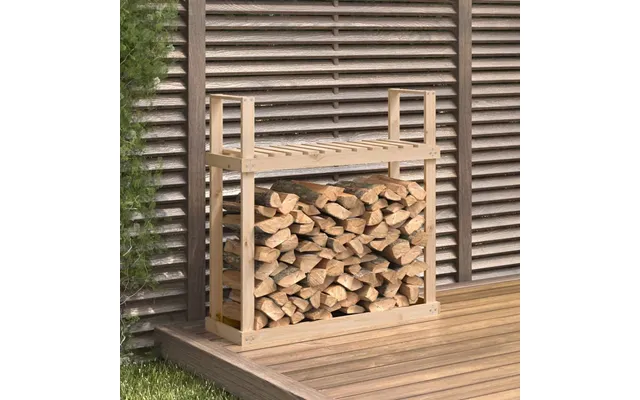 Brændestativ 1110x35x108,5 Cm Massivt Fyrretræ
