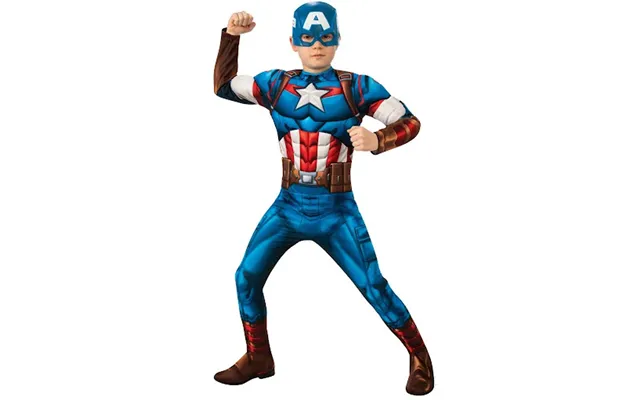 Avengers Captain America Børnekostume-str. 7-8 År