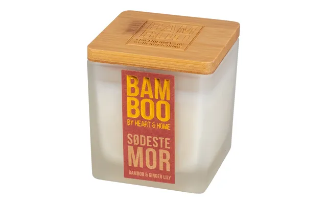 Bamboo Duftlys Sødeste Mor