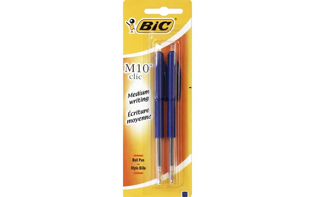 Bic Kuglepenne Blå 2 Stk.