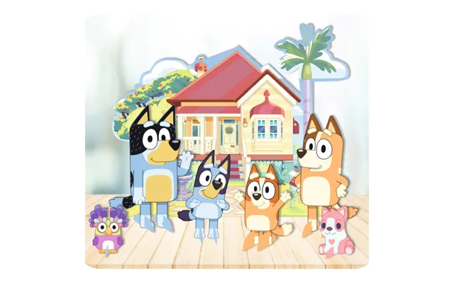 Bluey Borddekoration Kit 7 Dele