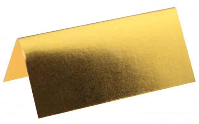 Bordkort Guld Metallic 10 Stk.