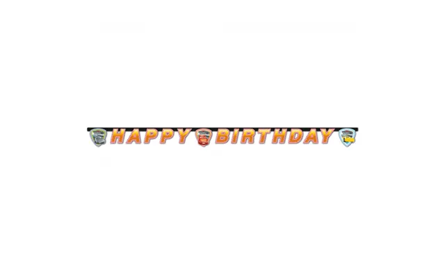 Cars Happy Birthday Banner
