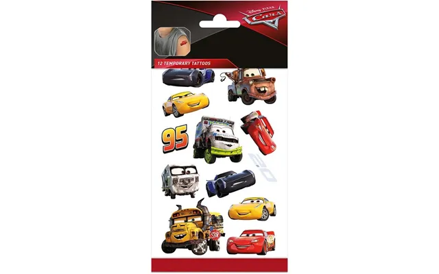 Cars Tatoveringer 12 Stk.