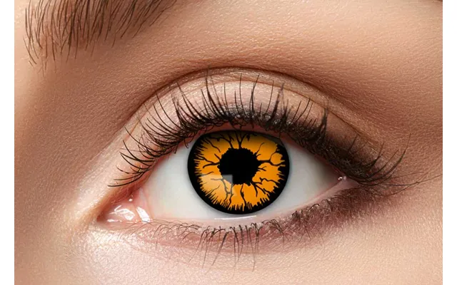 Farvede Kontaktlinser - Monster Orange