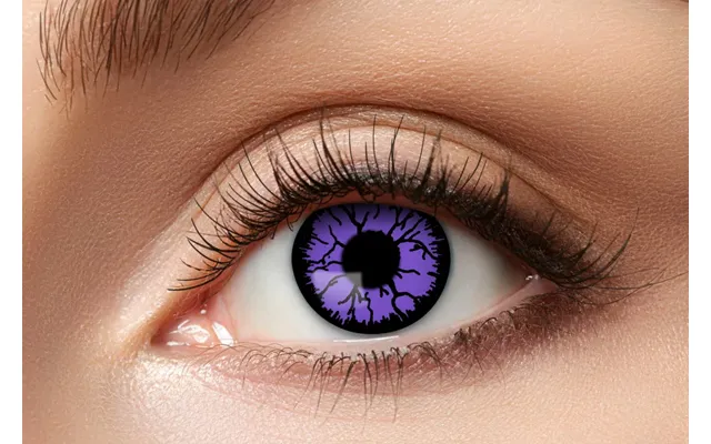 Farvede Kontaktlinser - Purple Monster