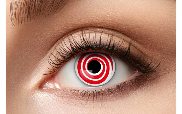 Farvede Kontaktlinser - Red Spiral
