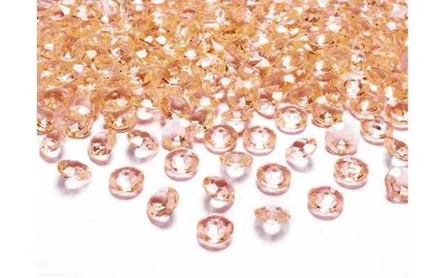 Ferskenfarvede Pynte Diamanter 100 Stk.