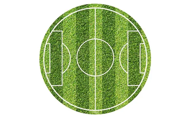 Fodbold Sukkerprint 20 Cm. - Sukkerfri