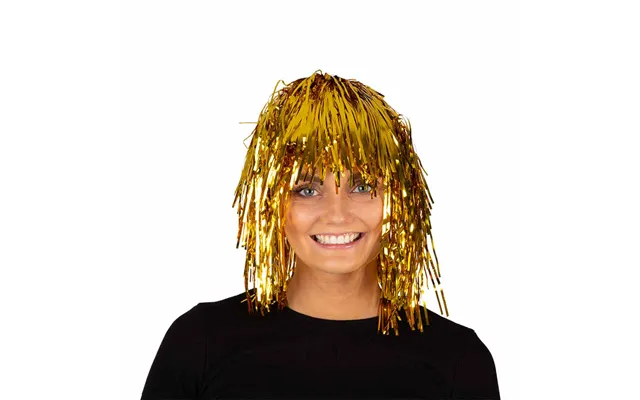 Glitter Paryk Guld